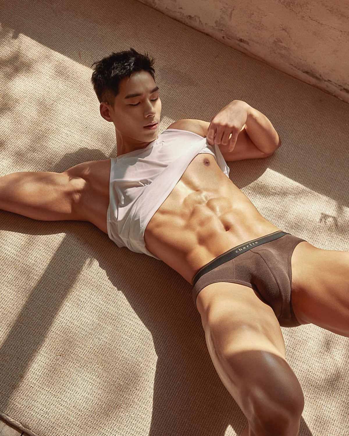 Korean men model fucking