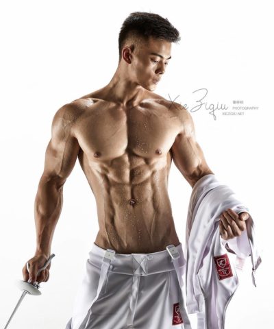 Hot Asian Fencing Guy 003
