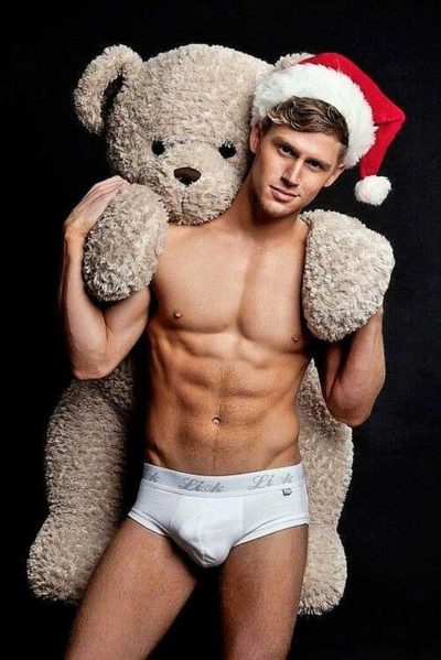 Read more about the article Gorgeous Xmas Guy with Teddy